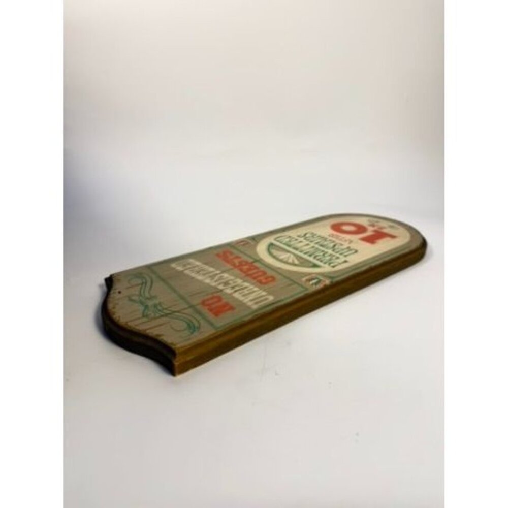 Wooden Western Saloon Sign No Unregistered Guest Upstairs Vintage YorkKraft - Picture 9 of 15